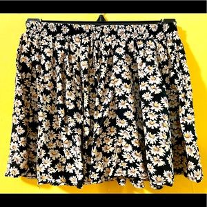 John Galt Daisy Print Skirt